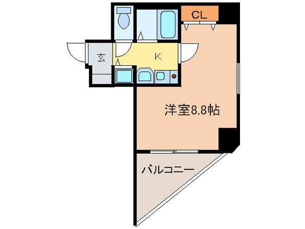 ロイヤルヒル神戸三宮Ⅱ(301)の物件間取画像